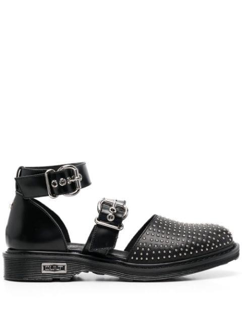 studded double-strap sandals by CULT