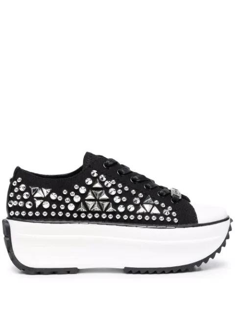 studded platform trainers by CULT