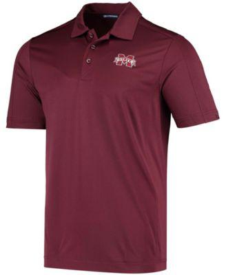 Men's Maroon Mississippi State Bulldogs Prospect Polo by CUTTER&BUCK