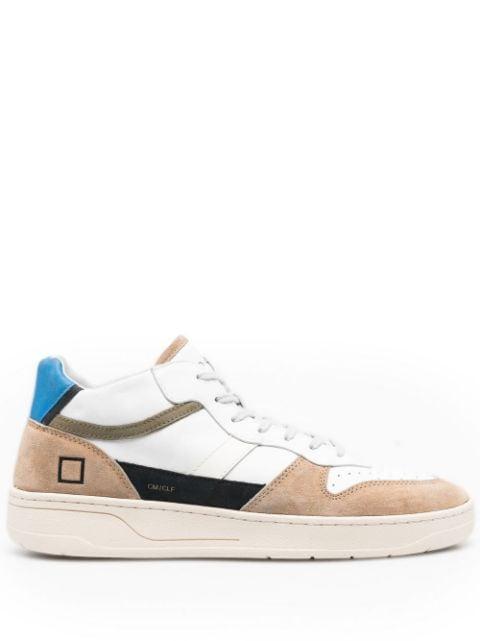 suede-panel sneaker by D.A.T.E.
