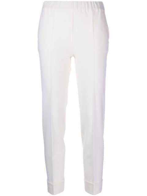 elasticated-waist trousers by D.EXTERIOR