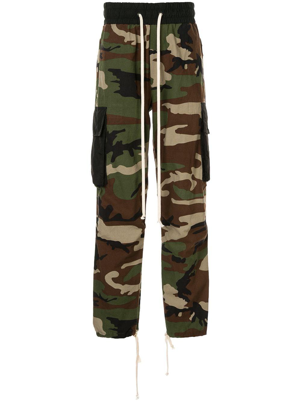camouflage print cargo trousers by DANIEL PATRICK