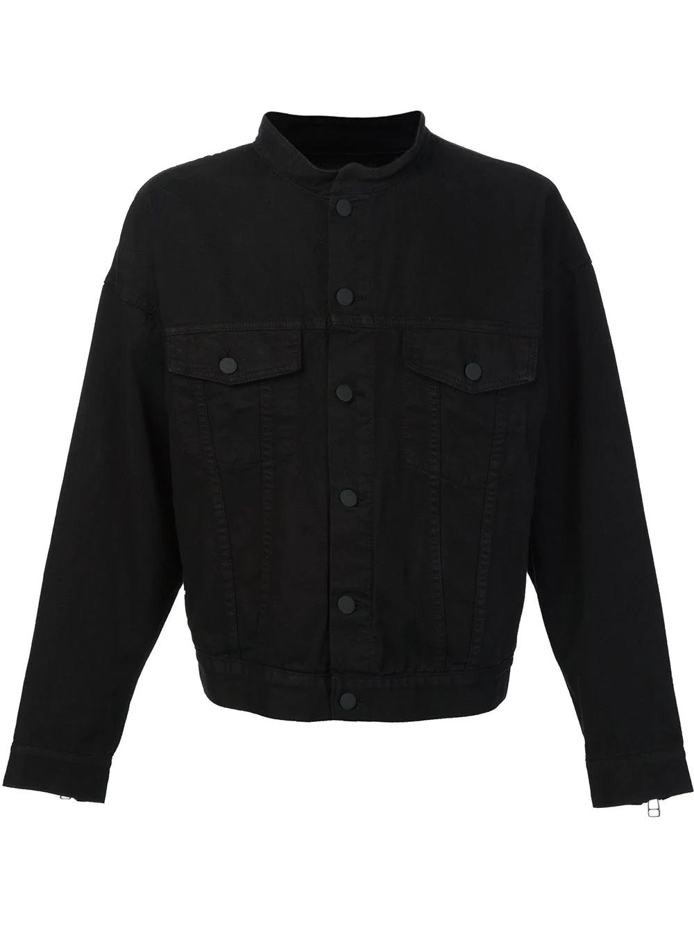collarless buttoned jacket by DANIEL PATRICK