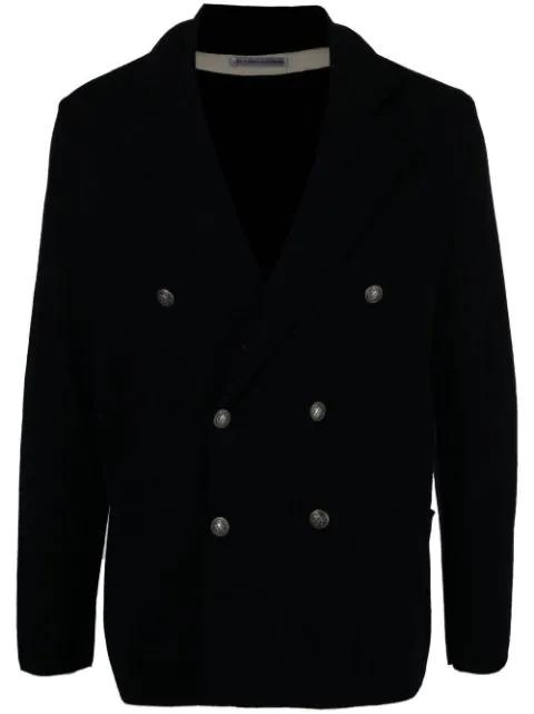 wool-blend double-breasted jacket by DANIELE ALESSANDRINI