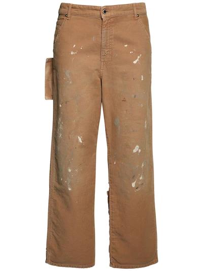Indron cotton canvas worker pants by DARKPARK