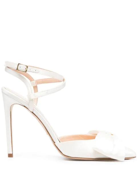 bow-detail pointed pumps by DEE OCLEPPO