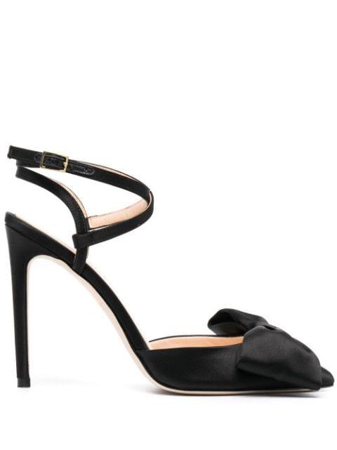 bow-detail satin pumps by DEE OCLEPPO