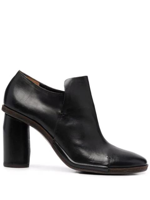 block heel shoe boots by DEL CARLO
