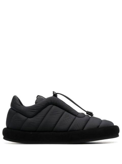quilted low-top sneakers by DEL CARLO
