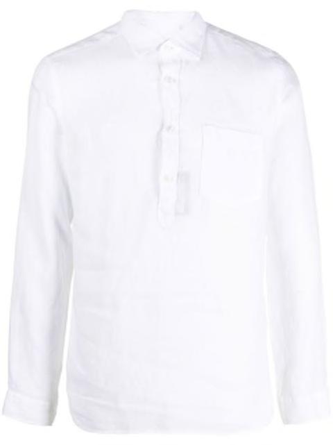 button-up linen shirt by DELL'OGLIO