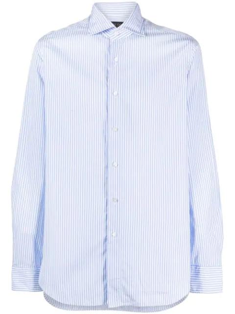 pinstripe long-sleeved shirt by DELL'OGLIO