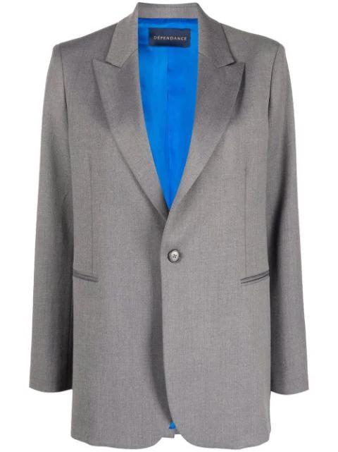 'Androgyne' single-breasted blazer by DEPENDANCE