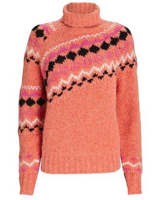 Grammer Fair Isle Turtleneck Sweater by DEREK LAM 10 CROSBY