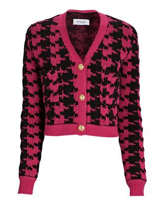 Molly Houndstooth Cropped Cardigan by DEREK LAM 10 CROSBY