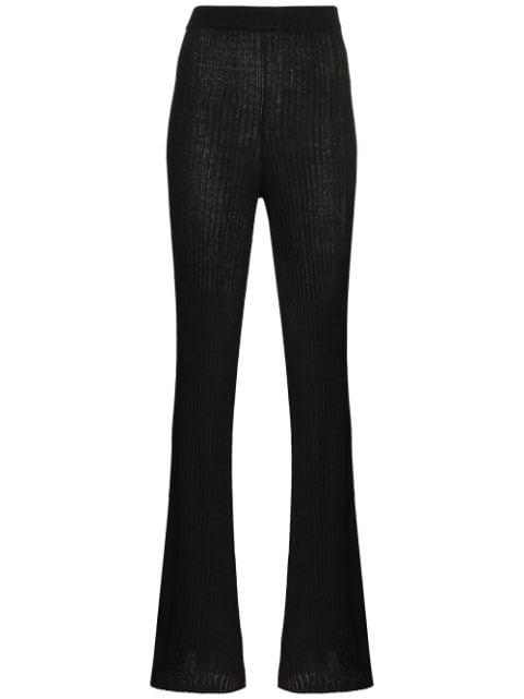 Sorrento ribbed-knit trousers by DES SEN