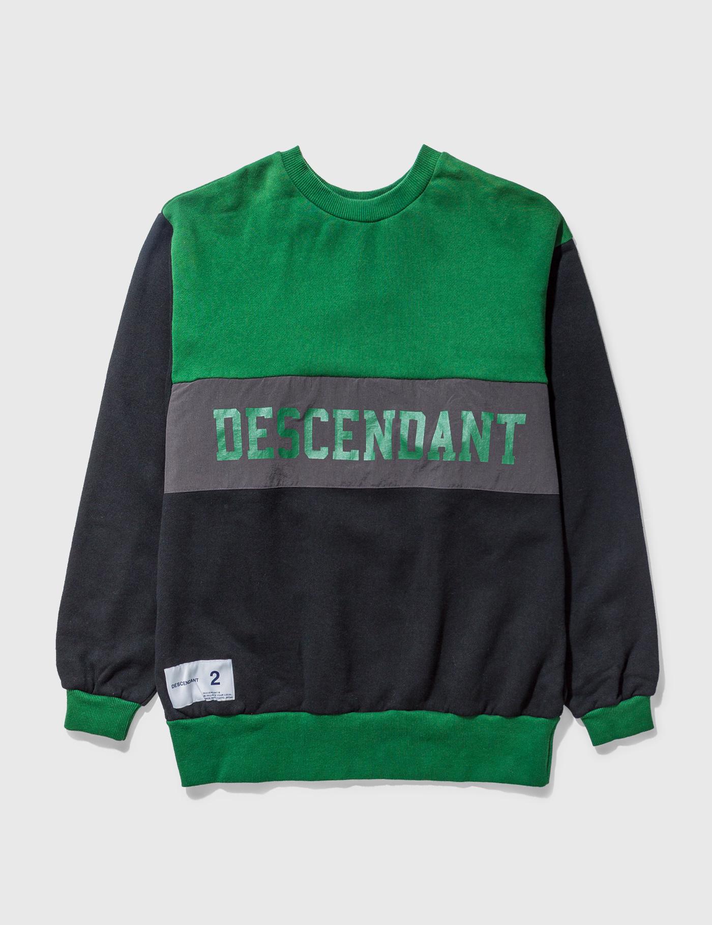 DESCENDANT Black and Green Sweatshirt by DESCENDANT