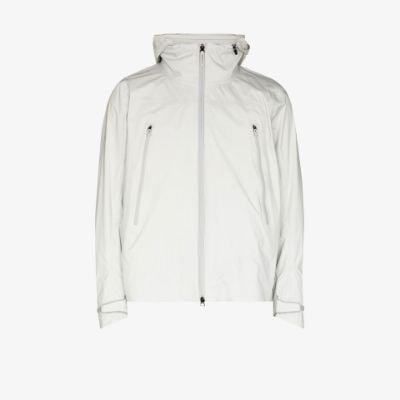 white 2-in-1 Integrated panelled down jacket by DESCENTE ALLTERRAIN