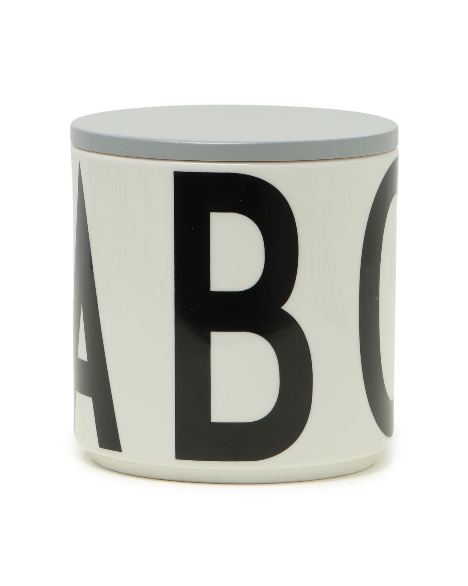Letters print cup with lid by DESIGN LETTERS