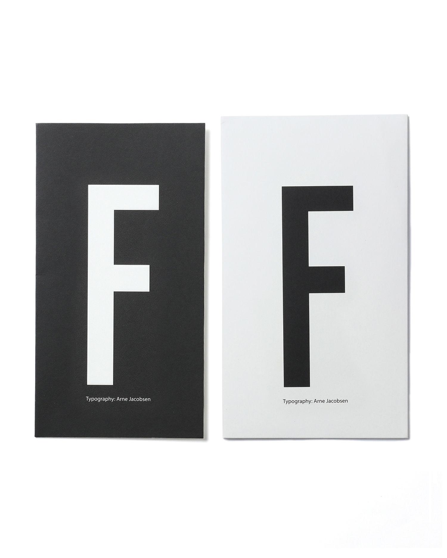 Personal card set F by DESIGN LETTERS