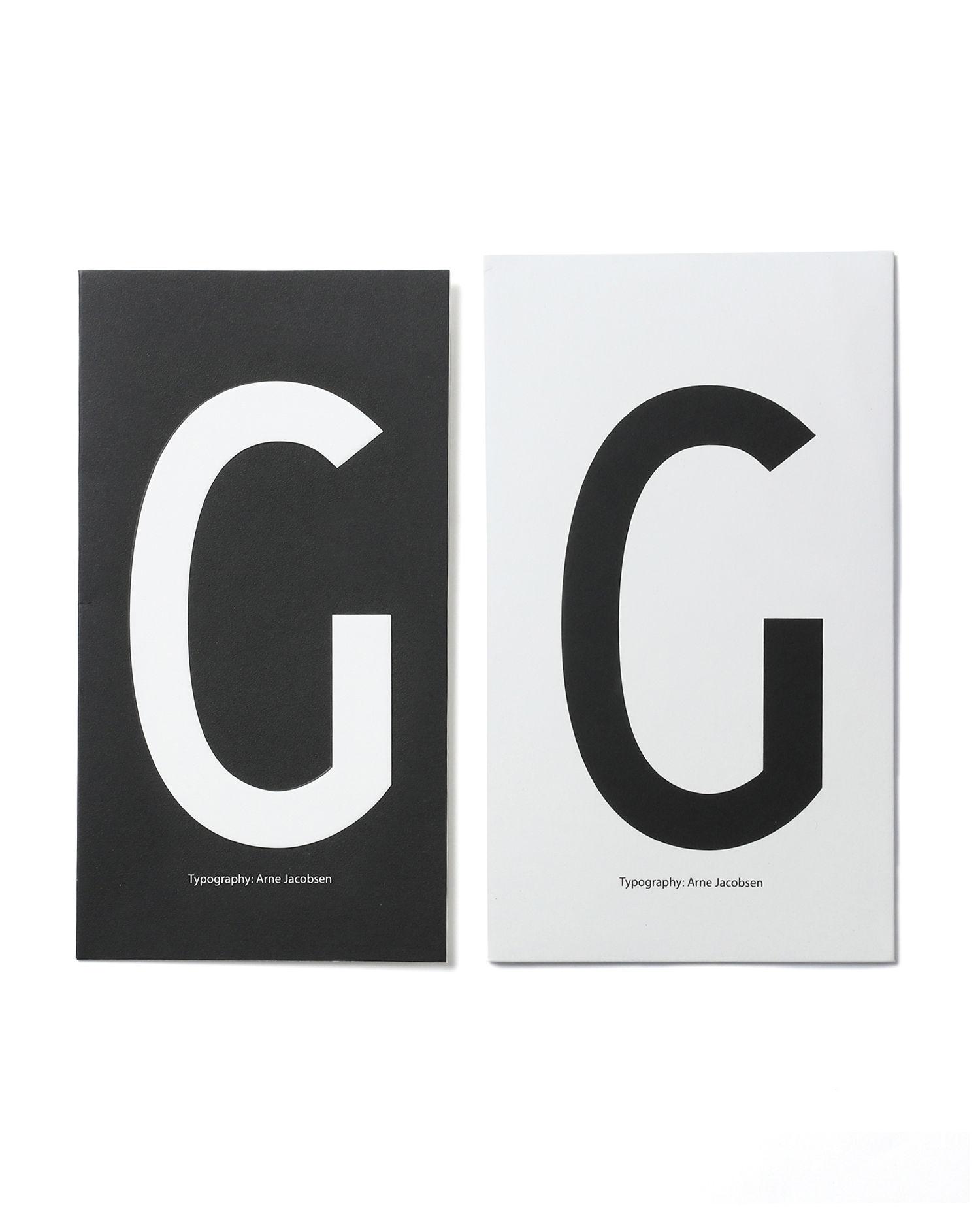 Personal card set G by DESIGN LETTERS