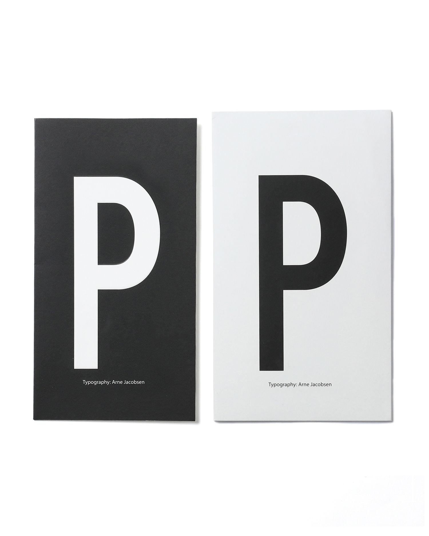 Personal card set P by DESIGN LETTERS
