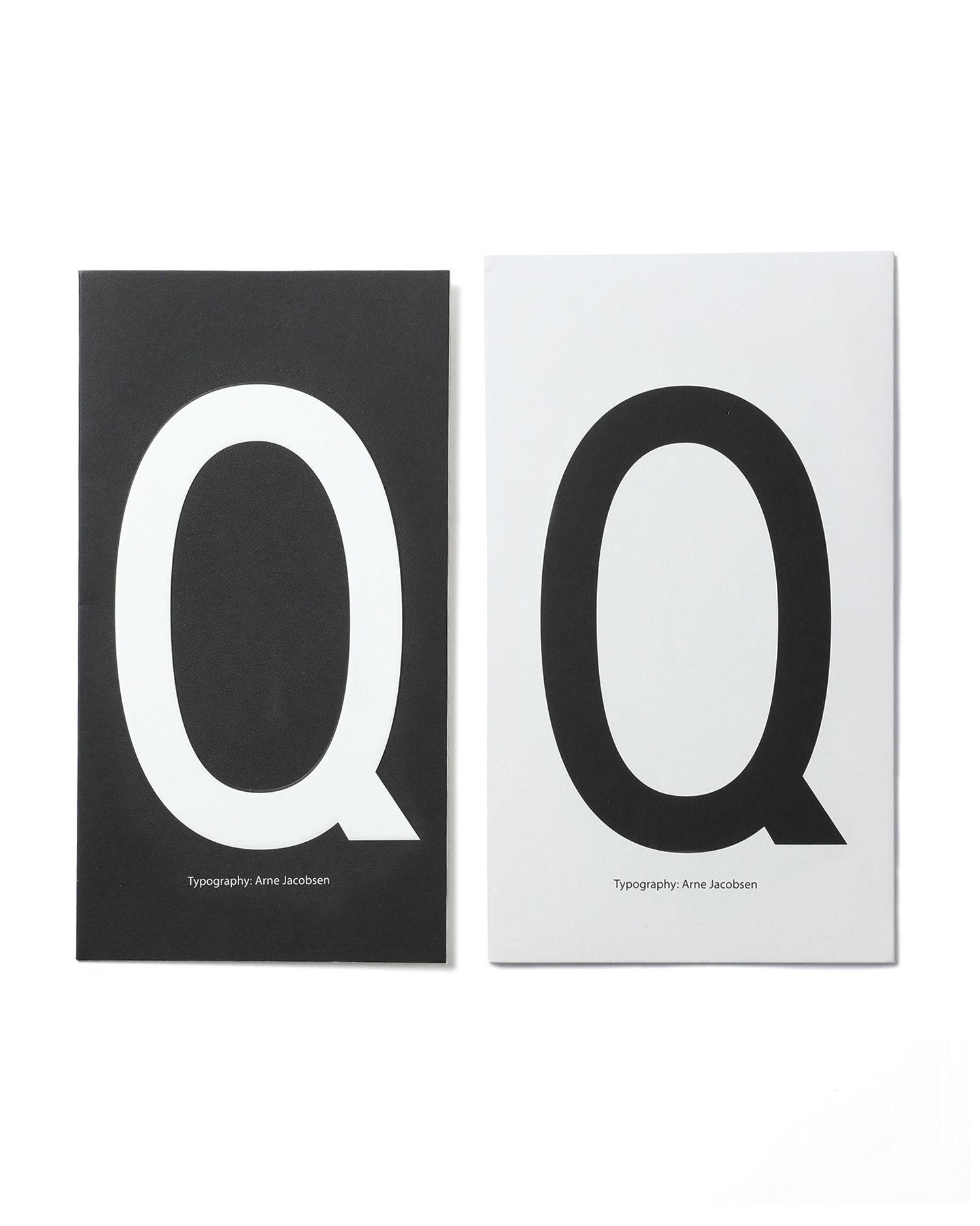 Personal card set Q by DESIGN LETTERS