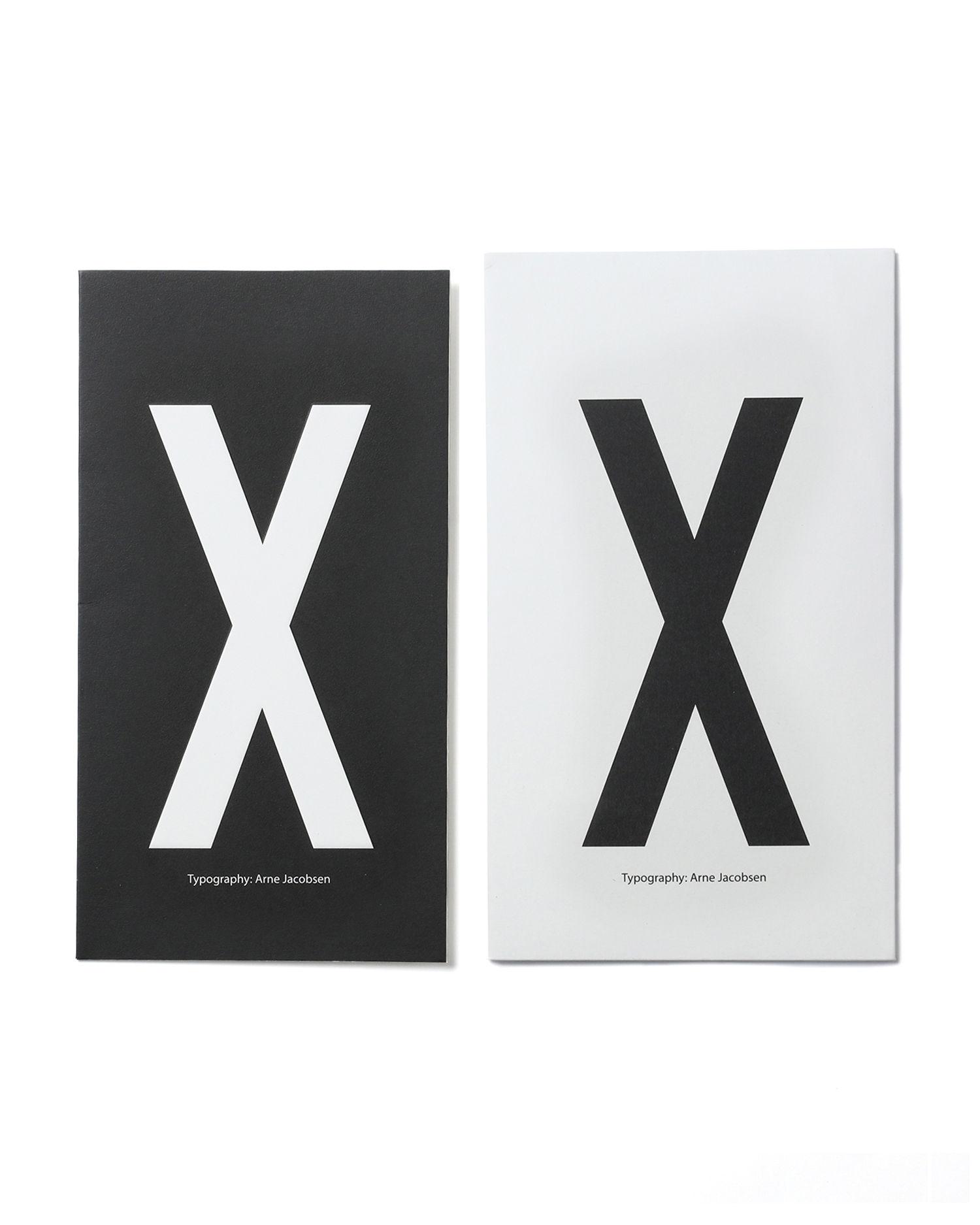 Personal card set X by DESIGN LETTERS