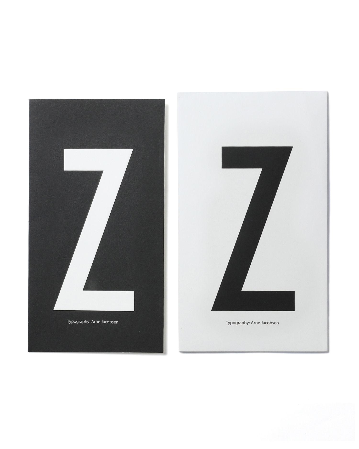 Personal card set Z by DESIGN LETTERS