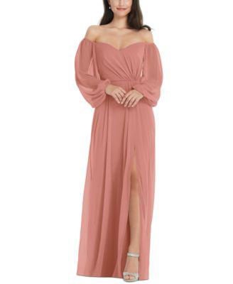 Women's Off-The-Shoulder Gown by DESSY COLLECTION