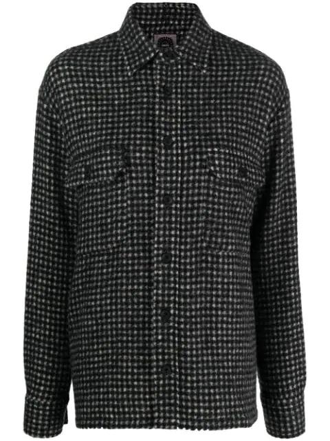button-up knitted shirt by DESTIN
