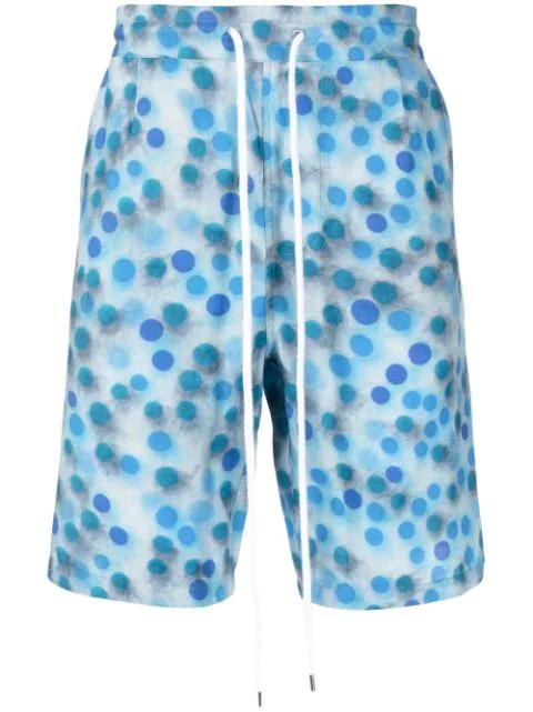 polka-dot print bermuda shorts by DESTIN