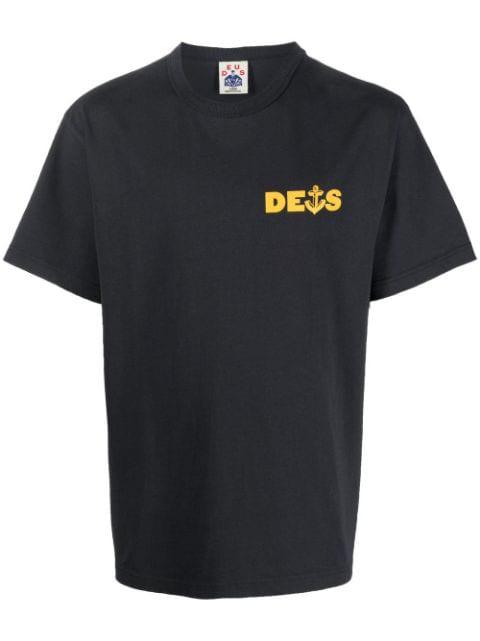 graphic-print cotton T-shirt by DEUS EX MACHINA