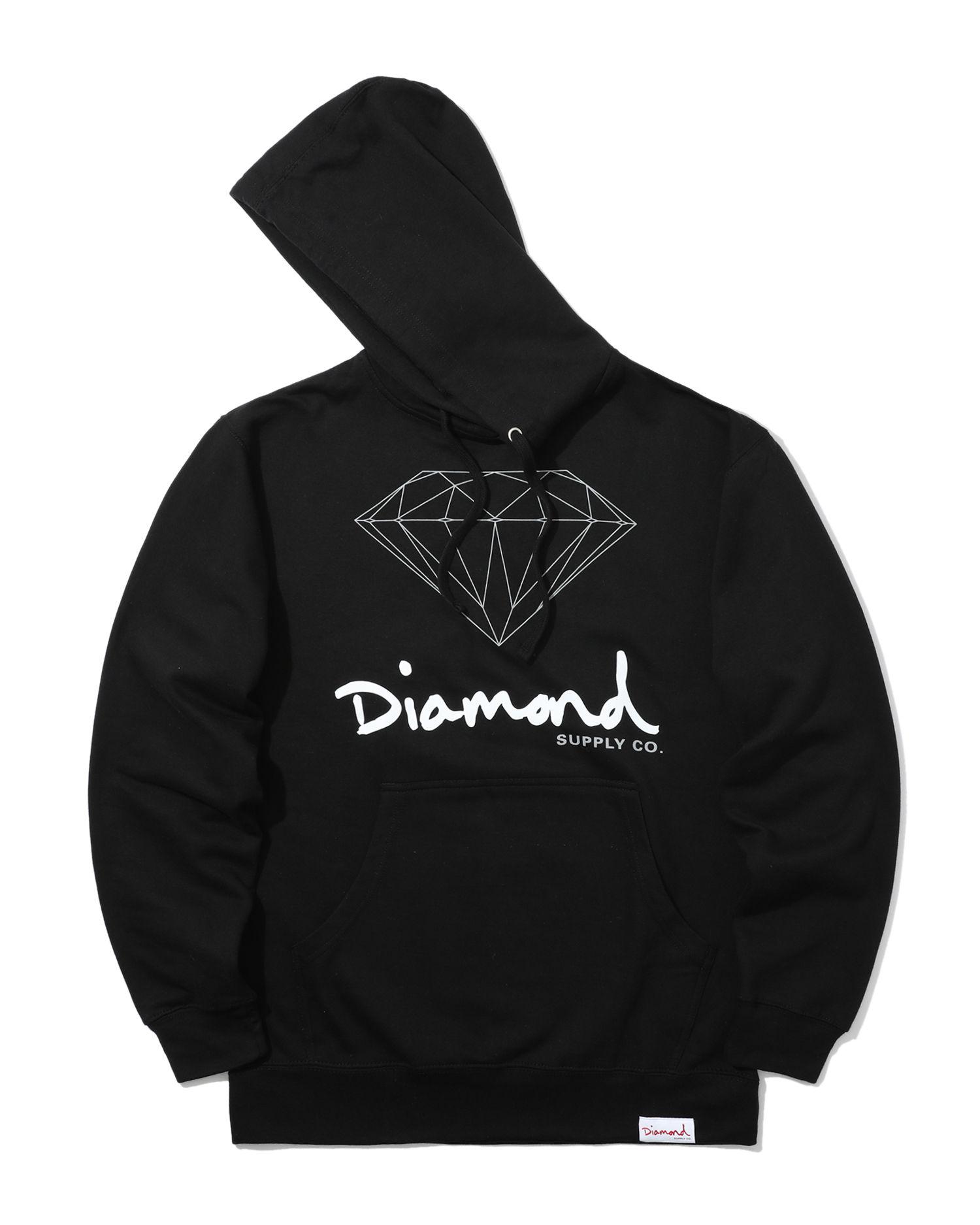 Diamond logo print hoodie by DIAMOND SUPPLY CO.