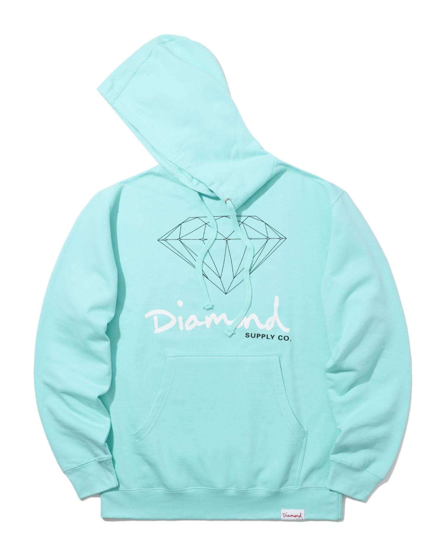 Diamond logo print hoodie by DIAMOND SUPPLY CO.