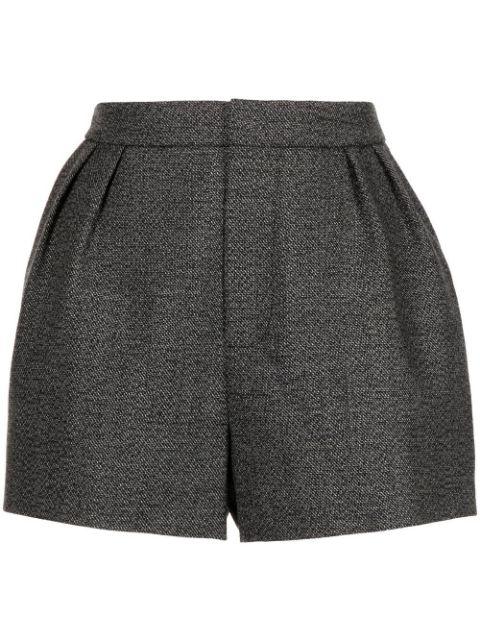 high-waist wool shorts by DICE KAYEK