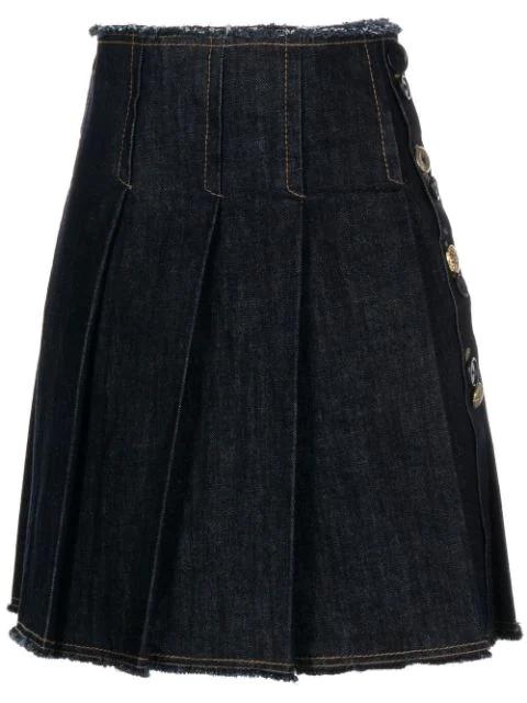 high-waisted pleated skirt by DICE KAYEK