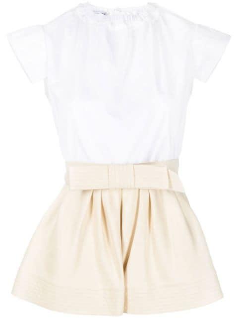 peplum sleeveless blouse by DICE KAYEK