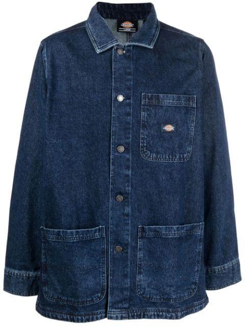 button-up denim shirt by DICKIES CONSTRUCT
