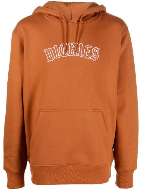 logo-print pullover hoodie by DICKIES CONSTRUCT