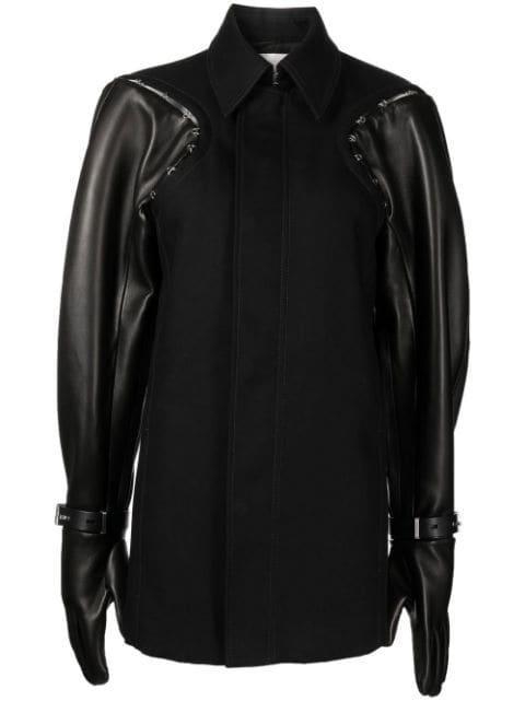 detachable-glove work jacket by DION LEE