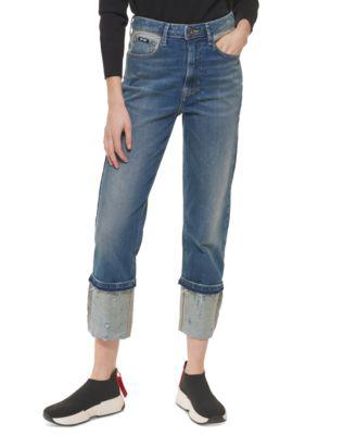 Women's Waverly High-Rise Cuffed Jeans by DKNY JEANS