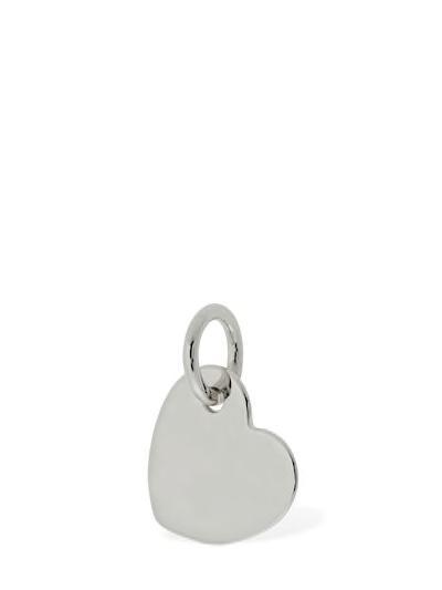 18KT WHITE GOLD CUORE CHARM by DODO