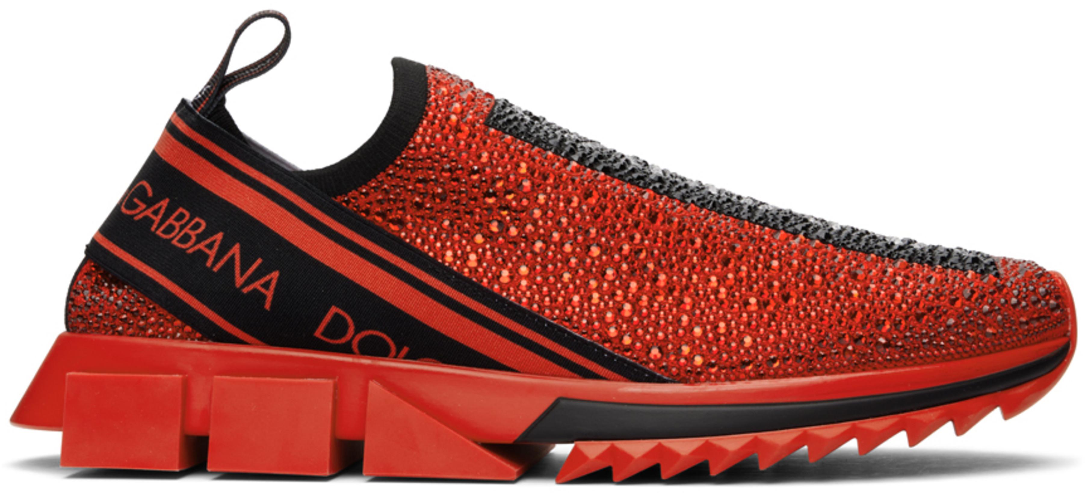 Red Sorrento Sneakers by DOLCE&GABBANA