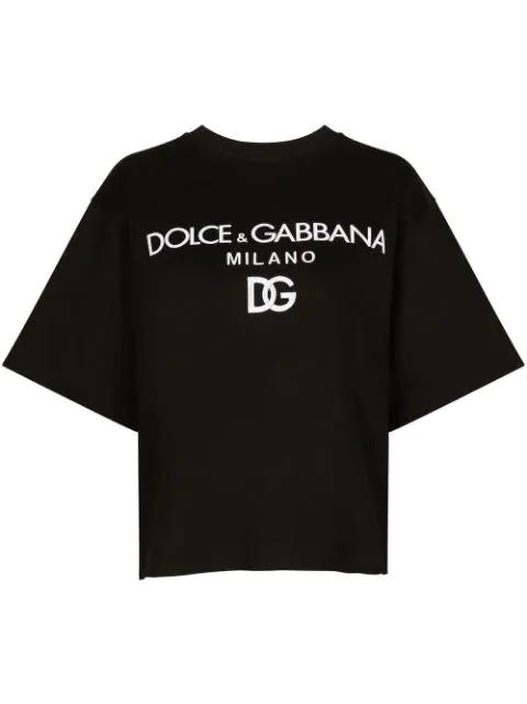 logo-print short-sleeve T-shirt by DOLCE&GABBANA