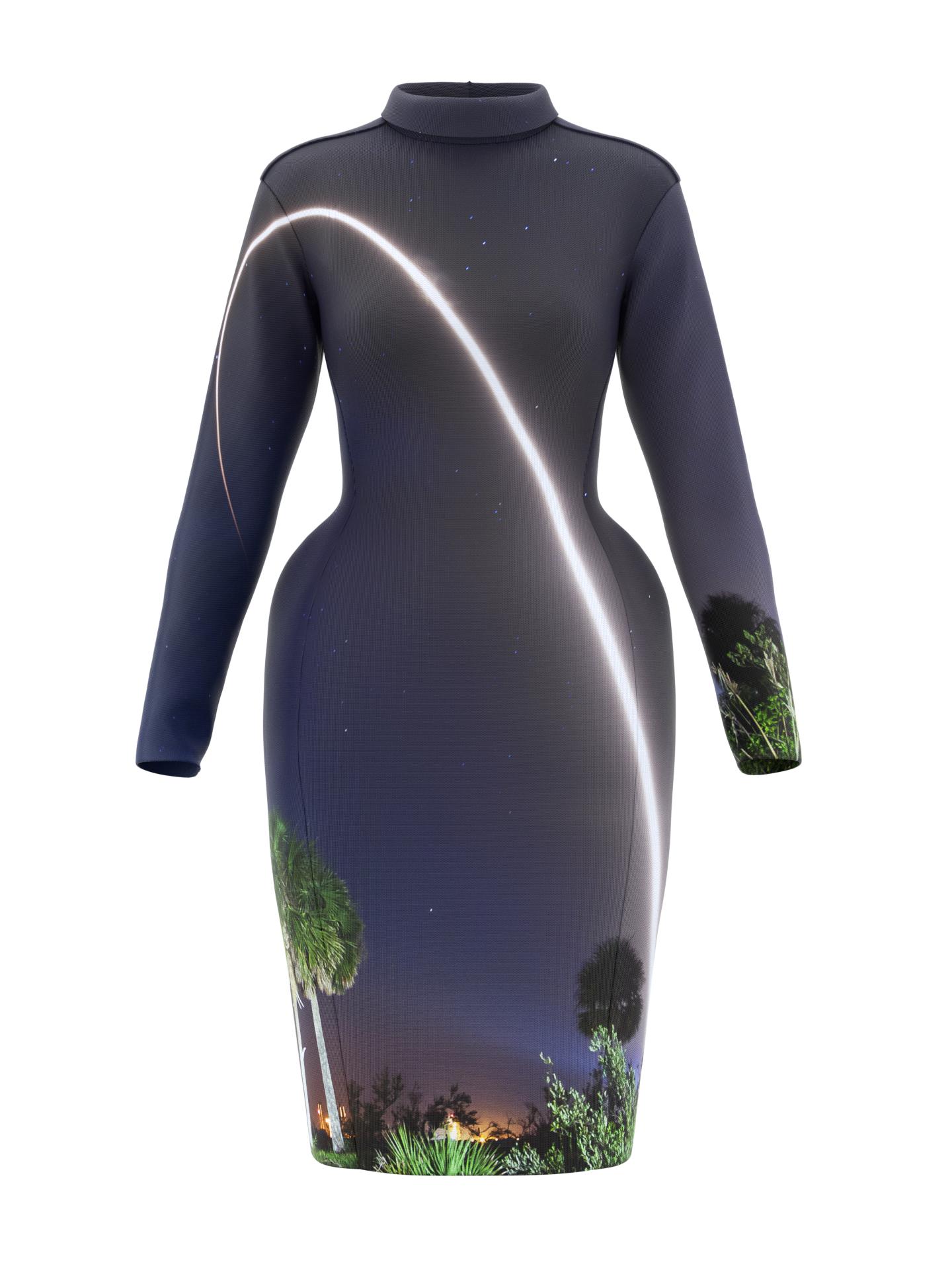 Space Dress - Men occupy very little space on Earth by DRESSX COSMIC - INSPIRED BY SPACEX