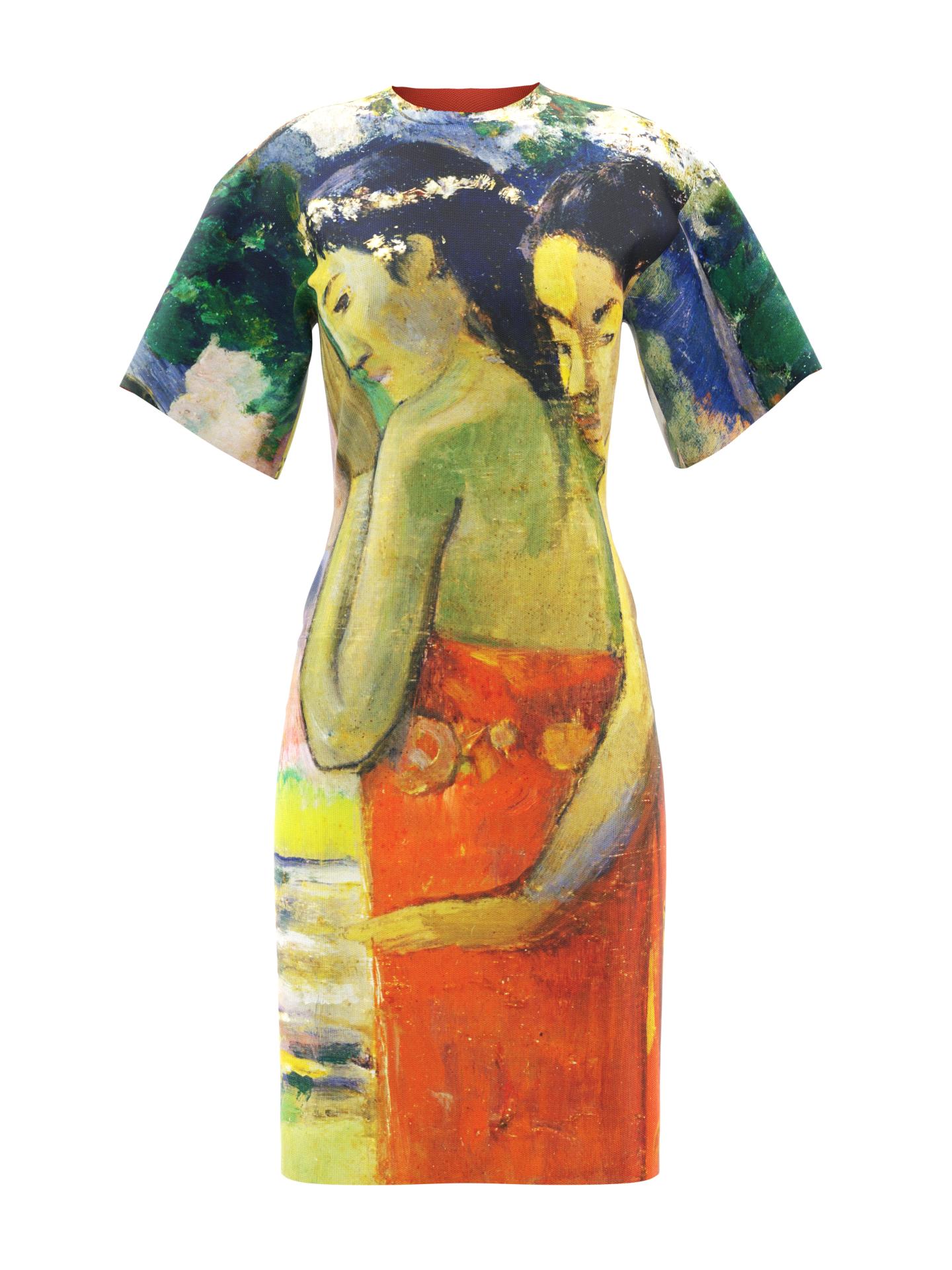 Dress - Three Tahitian Women by DRESSX PAUL GAUGUIN