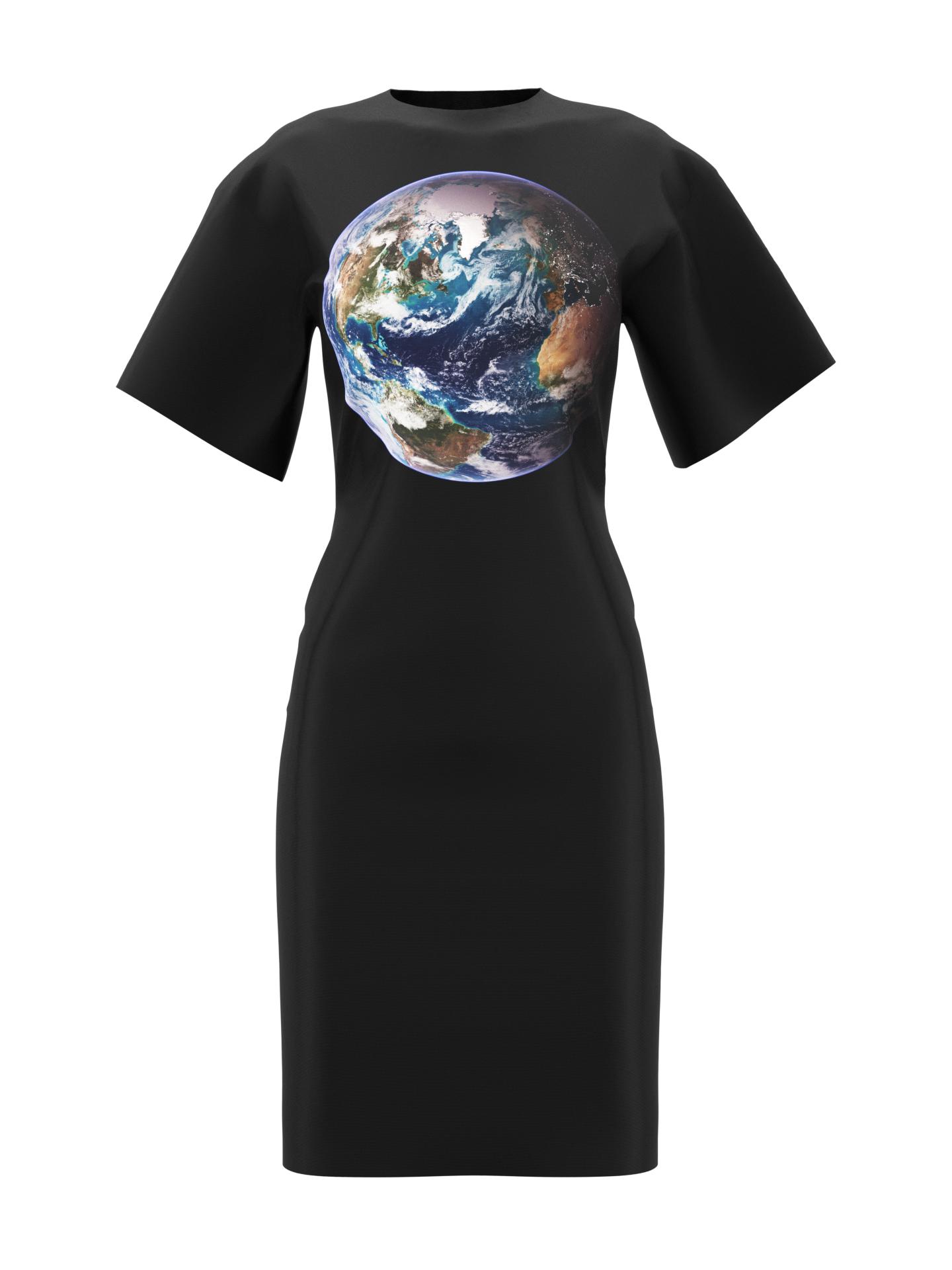 Dress -  Blue Marble 2007 by DRESSX UNIVERSE INSPIRED BY NASA