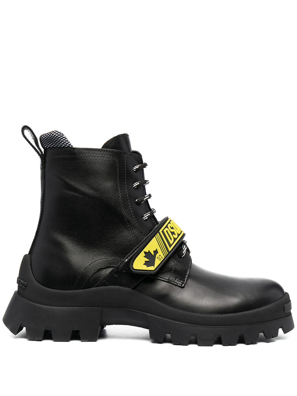 dsquared2 lace up boots