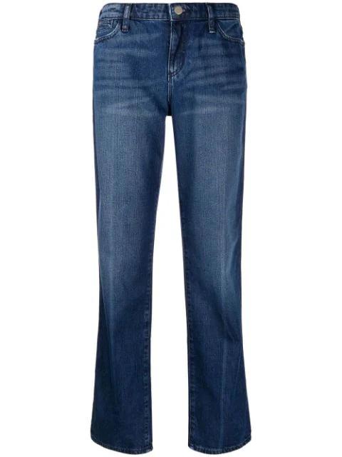 J15 relaxed-fit worn-wash jeans by EMPORIO ARMANI | jellibeans