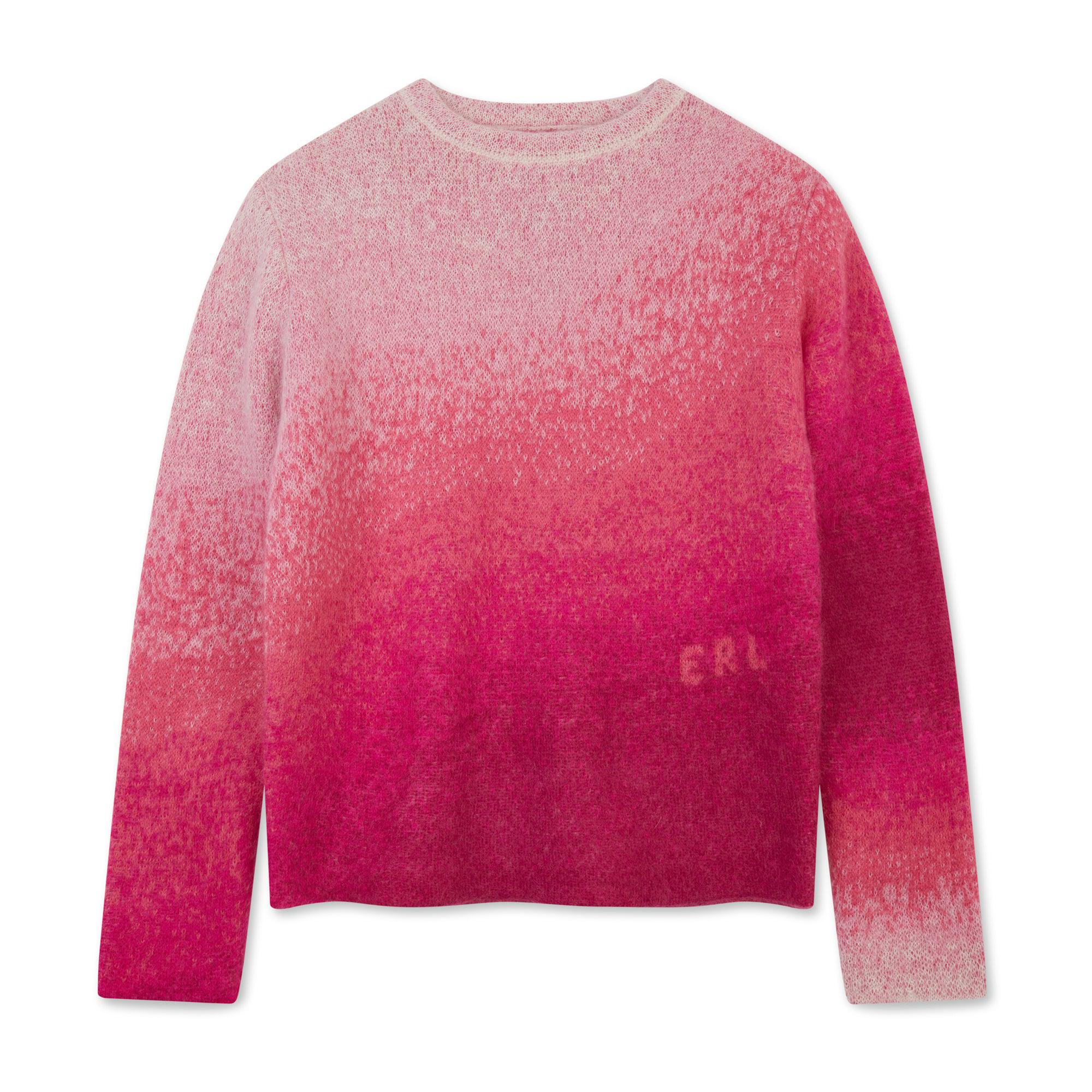ERL Gradient Crew Neck Sweater (Pink) by ERL